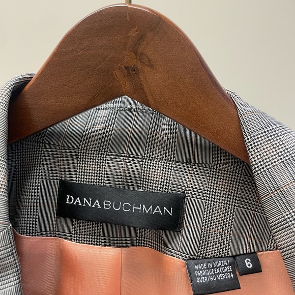 Three-piece (Jacket, pants and skirt) plaid suit by Dana Buchman. - Picture 4 of 10